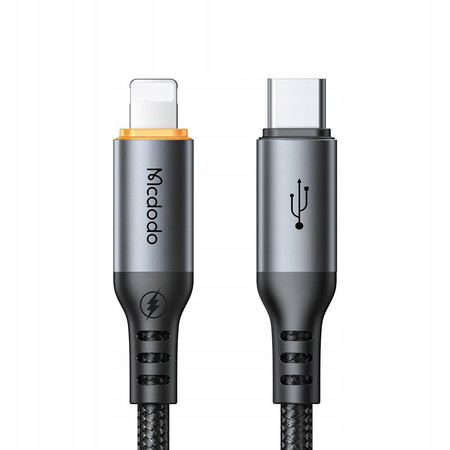 MCDODO KABEL USB-C LIGHTNING SZYBKIE ŁADOWANIE 36W 1M POWER OFF LED