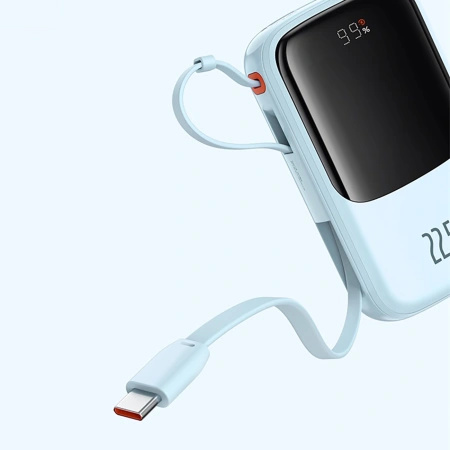 BASEUS POWERBANK 10000MAH QPOW PRO+ DO SMARTFONÓW 22.5W SZYBKIE ŁADOWANIE