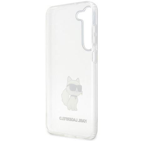 Etui Karl Lagerfeld KLHCS23MHNCHTCT S23+ S916 - przezroczyste hardcase Ikonik Choupette