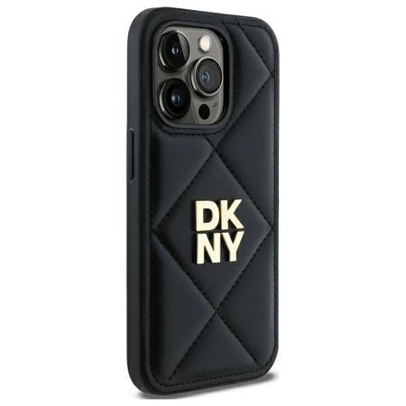 DKNY ETUI HARDCASE DO IPHONE 14 PRO MAX 6.7 QUILTED STACK LOGO OCHRONA