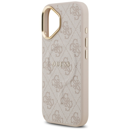 Etui Guess 4G PU Classic Logo MagSafe do iPhone 17 różowy