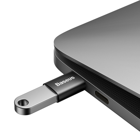 Baseus Ingenuity Series przejściówka adapter z USB Typ C do USB-A 3.2 gen 1 czarny (ZJJQ000001)