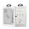 Guess GUHCP12LKS4GSI iPhone 12 Pro Max 6,7" Transparent hardcase 4G Silver Charms Collection