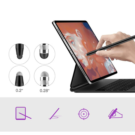 TECH-PROTECT USP100 RYSIK STYLUS DO IPHONE 11 12 13 14 4-TIP EKRAN DOTYKOWY