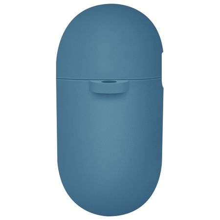 UNIQ etui Nexo AirPods 4 + Ear Hooks     Silicone niebieski/pacific blue
