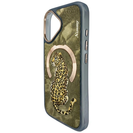 NIMMY ETUI FANTASY ANIMAL DO MAGSAFE IPHONE 16 ZŁOTE MAGNETYCZNE