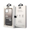 Karl Lagerfeld KLHCP14STGKCK iPhone 14 6,1" hardcase czarny/black Gradient Ikonik Karl & Choupette