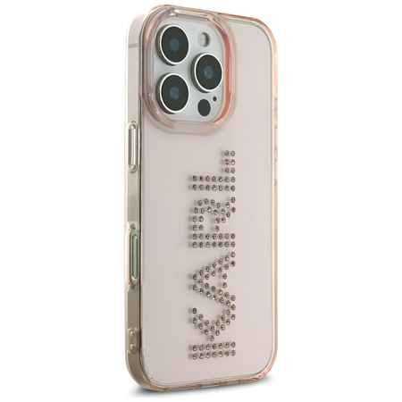 KARL LAGERFELD ETUI RHINESTONES LOGO DO IPHONE 16 PRO MAX WYSOKIEJ