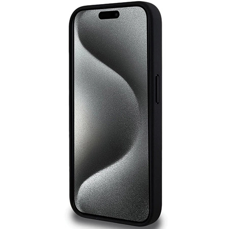 Etui BMW Perforated Tricolor Line na iPhone 15 Pro Max - czarne