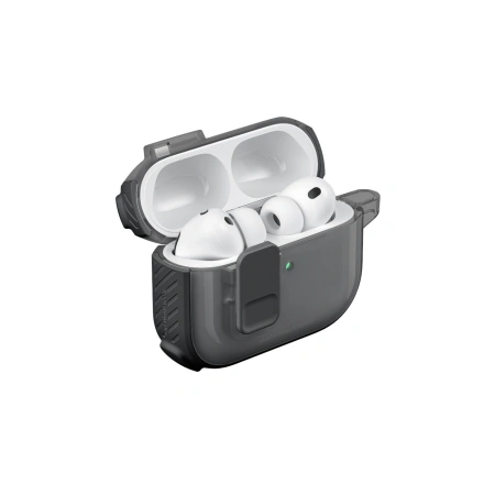 Etui AMAZINGTHING Titan Pro Mag Case Clear do AirPods Pro 3 - czarne