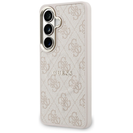 Etui Guess 4G Embossed Ring MagSafe do   Samsung Galaxy S26 różowy