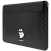 Etui Karl Lagerfeld Saffiano Monogram Choupette na laptopa 14" - czarne