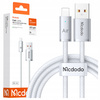 MCDODO KABEL USB-A LIGHTNING SZYBKIE ŁADOWANIE DO TELEFONU LED BIAŁY 2M