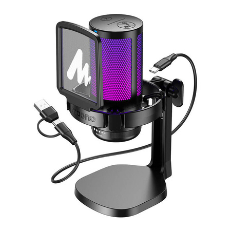 MAONO MIKROFON GAMINGOWY DGM20 DO NAGRYWANIA AUDIO Z REDUKCJĄ SZUMÓW PC PS4