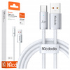 MCDODO KABEL USB-A USB-C SZYBKIE ŁADOWANIE USB TYP C 6A 100W 2M LED BIAŁY