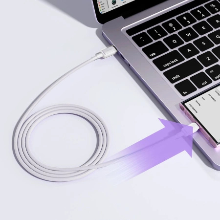 Kabel Joyroom S-A14 USB-C - USB-C 60W 1,2m - biały