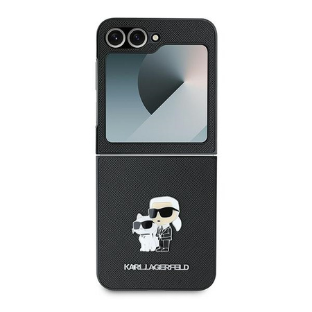 KARL LAGERFELD ETUI HARDCASE DO SAMSUNG Z FLIP6 F741 SAFFIANO METAL PIN