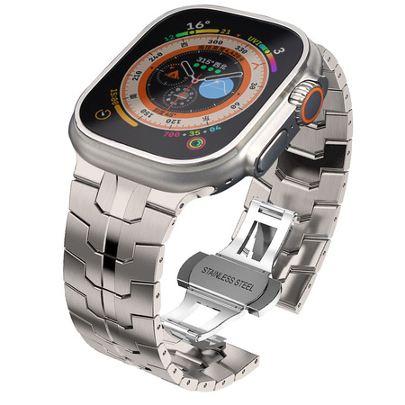 TECH-PROTECT STAINLESS LINE PASEK DO APPLE WATCH 6 7 8 9 10 SE ULTRA 1 2