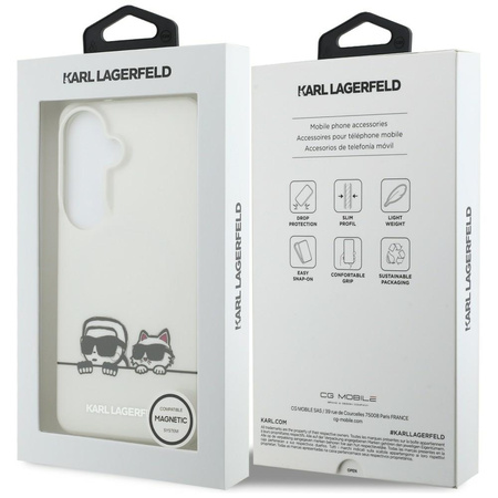 Etui Karl Lagerfeld IML Peekaboo         Karl&Choupette MagSafe do Samsung Galaxy S26 Plus przezroczysty
