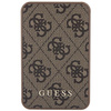Guess Powerbank 15W GUPB5LP4GEGW 5000mAh brązowy/brown 4G Leather Metal Logo
