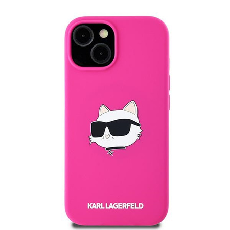 KARL LAGERFELD ETUI KLHMP15MSCHPPLF DO IPHONE 15 PLUS 6.7 HARDCASE SILICONE