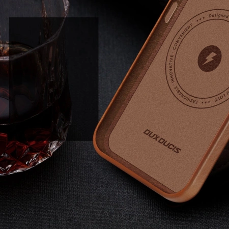 DUX DUCIS NAPLES ETUI DO IPHONE 14 PLUS MAGNETYCZNY SKÓRZANY POKROWIEC