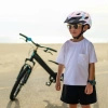 Kask rowerowy dziecięcy MTB Wozinsky z odpinanym daszkiem 48-52 cm - różowy
