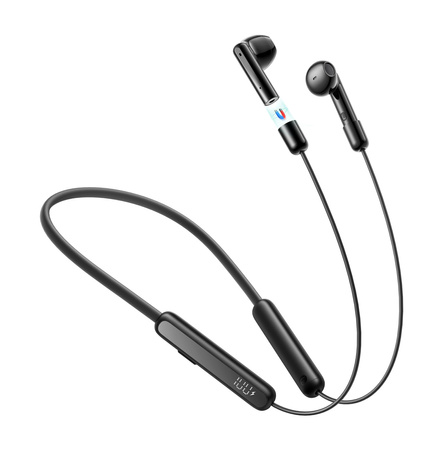 Joyroom Sportowe bezprzewodowe słuchawki typu neckband DS1 - czarne