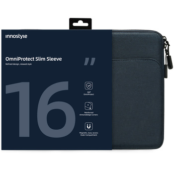 INNOSTYLE TORBA NA LAPTOPA 16" WODOODPORNA ETUI OMNIPROTECT SLIM NIEBIESKA