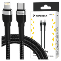 WOZINSKY KABEL DO LIGHTNING USB-C 30W 2M DO IPHONE 12 13 14 SZYBKIE