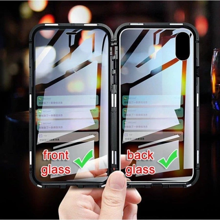 WOZINSKY MAGNETYCZNE ETUI FULL CASE DO VIVO X60 OCHRONA Z WBUDOWANYM SZKŁEM