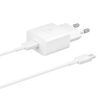 SAMSUNG ŁADOWARKA 15W Z KABLEM USB-C/USB-C DO TELEFONÓW GALAXY, FAST CHARGE
