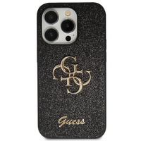 Etui Guess GUHCN61HG4SGK na iPhone 11 / Xr - czarne Glitter Script Big 4G