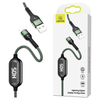 USAMS KABEL DO LIGHTNING 1,2M PLECIONY DO IPHONE 2A LED Z SZYBKIM