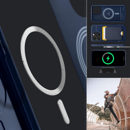 CASEOLOGY PARALLAX MAG MAGSAFE IPHONE 15 PRO MAX MIDNIGHT BLUE