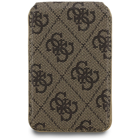 Portfel z lusterkiem Guess 4G Stand & Mirror Magsafe brązowy