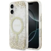 GUESS ETUI RESIN BOTTOM GLITTER MAGSAFE DO IPHONE 17 Z BŁYSZCZĄCĄ POWŁOKĄ