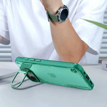 NILLKIN ETUI ICEBLADE PROP DO IPHONE 16E Z PODSTAWKĄ OCHRONĄ I WYGODNYM