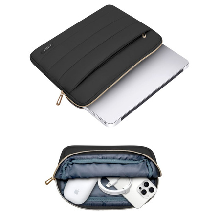 TECH-PROTECT ETUI POKROWIEC DO LAPTOPA 13-14 CALI PUFFY ZAMKNIĘCIE NA ZAMEK