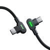 Mcdodo Phone cable Fast charging Angle 90°, LED, USB-C PD 2m black 60W
