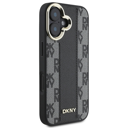 DKNY ETUI CASE DO IPHONE 16 PLUS 6,7 CHECKERED HARDCASE ZAMKNIĘCIE