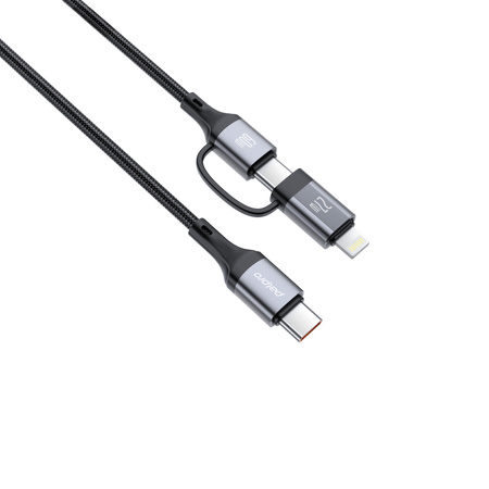 PALPRO KABEL USB-C LIGHTNING SZYBKIE ŁADOWANIE DO SAMSUNG APPLE 60W/27W 1M