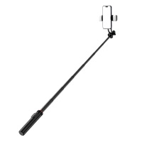 HURTEL SELFIE STICK TELESKOPOWY TRIPOD 1.3M DO TELEFONÓW Z LAMPĄ PODWÓJNĄ