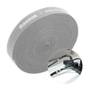 Baseus Rainbow Circle hook and loop Straps - taśma rzepowa rzep organizer kabli 3m szary(ACMGT-F0G)