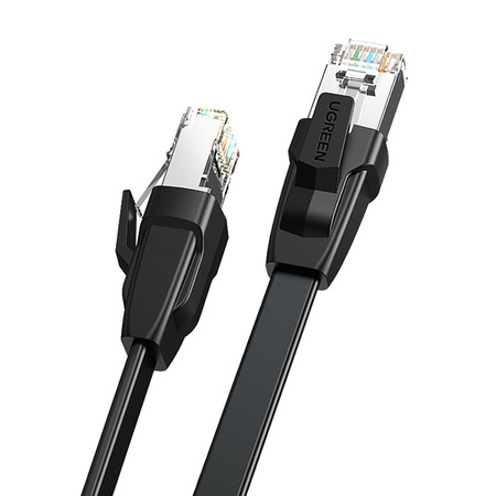 Ugreen kabel LAN Ethernet Cat.8 U/FTP płaski 2m czarny (70672)