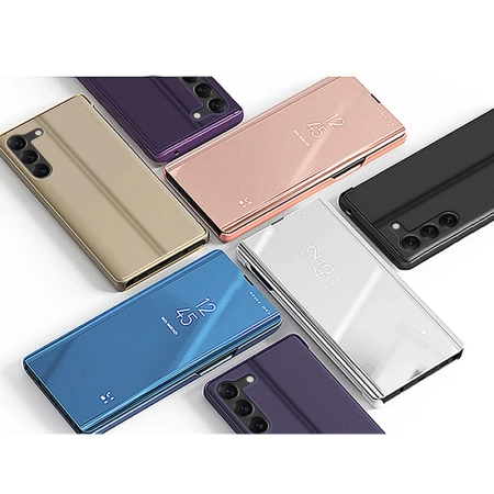HURTEL ETUI CLEAR VIEW CASE DO SAMSUNG GALAXY S23+ POKROWIEC Z KLAPKĄ