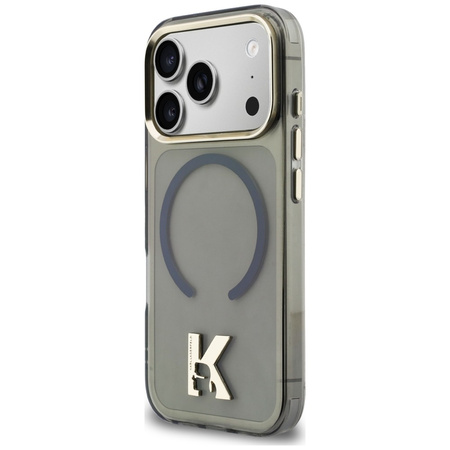 Etui Karl Lagerfeld IML K Head Logo MagSafe do iPhone 17 Pro Max czarny