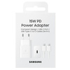 SAMSUNG ŁADOWARKA 15W Z KABLEM USB-C/USB-C DO TELEFONÓW GALAXY, FAST CHARGE