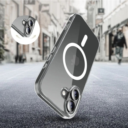 Etui Tech-Protect FlexAir Hybrid MagSafe na iPhone 17 - przezroczyste
