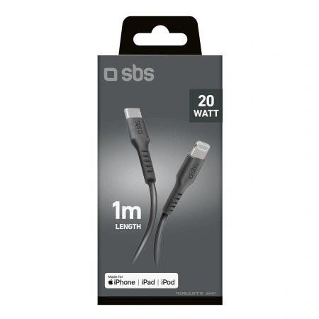 SBS KABEL DO LIGHTNING 1M USB-C DO IPHONE 11 12 13 14 15 SZYBKIE ŁADOWANIE